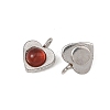 Natural Mixed Stone Pendants PALLOY-JF06058-02-2