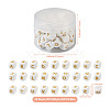Biyun 52Pcs 26 Style Food Grade Eco-Friendly Silicone Beads SIL-BY0001-05-4