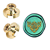 Wax Seal Brass Stamp Head AJEW-WH0209-540-1