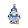 Winter Theme Alloy Enamel Pendants ENAM-M002-04L-P-1