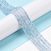 Natural Aquamarine Beads Strands G-E194-12-2