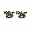 Tibetan Style Alloy Pendants TIBEP-T002-07AB-NR-1