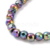 Electroplated Non-magnetic Synthetic Hematite Beads G-G862-02B-3