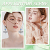 24Pcs Brass Clip-on Earring Findings FIND-SC0013-11P-5