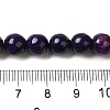 Dyed & Heated Natural Banded Agate Beads Strands G-P539-F01-01-5