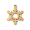 Christmas 201 Stainless Steel Pendants STAS-S157-02E-G-1