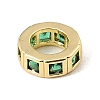 Brass Pave Cubic Zirconia European Beads CU-CBA389D-02G-07-1