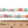 Electroplate Glass Beads Strands X-EGLA-P065-02A-04-4
