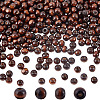 GOMAKERER Dyed Natural Wood Beads WOOD-GO0001-07A-1