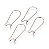 Tarnish Resistant 304 Stainless Steel Hoop Earrings Findings Kidney Ear Wires STAS-L216-22B-P-1