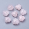 Natural Rose Quartz Heart Palm Stone X-DJEW-P009-01B-1