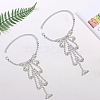 2Pcs Crystal Rhinestone Tennis Ring Bracelet BJEW-CN0001-17C-7