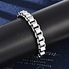 304 Stainless Steel Box Chain Bracelets for Women Men BJEW-F488-47P-3