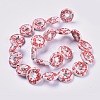 Handmade Porcelain Beads Strands PORC-L033-026-3