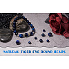 Kissitty Dyed & Heated Natural Tiger Eye Round Beads for DIY Bracelet Making Kit DIY-KS0001-19-19