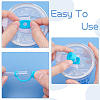 AHADERMAKER 4 Sets 4 Colors Silicone Dustproof Spill Proof Stopper AJEW-GA0006-72-3