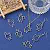 20Pcs 2 Colors Alloy Open Back Bezel Pendants FIND-FS0005-14-5
