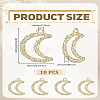 10Pcs Alloy Pendants FIND-LP0005-44-2