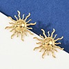 304 Stainless Steel Stud Earrings EJEW-H164-01B-G-1