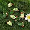 10Pcs 2 Colors Handmade Porcelain Beads PORC-CJ0001-23-6