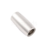 Tarnish Resistant 304 Stainless Steel Magnetic Clasps with Glue-in Ends STAS-K006-15C-2