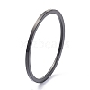 1mm Polished Plain Dome Finger Ring for Girl Women LS-RJEW-C012-02B-EB-3