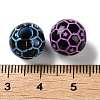 Spray Printed Opaque Acrylic Beads SACR-P031-29B-3