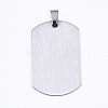 Non-Tarnish 201 Stainless Steel Quote Pendants STAS-T044-232P-2