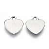 201 Stainless Steel Charms STAS-R118-04-3