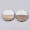 Resin & Walnut Wood Pendants RESI-S358-02B-02-2