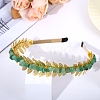 Natural Green Aventurine Hair Bands PW-WG137AD-19-1