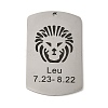 Non-Tarnish 304 Stainless Steel Pendants LS-STAS-C098-01G-P-1