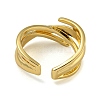 Brass Open Cuff Rings RJEW-Z050-01G-3