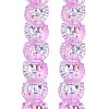 Electroplate Baking Paint Transparent Glass Beads Strands GL-CBA17FF-01I-3