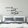 Translucent PVC Self Adhesive Wall Stickers STIC-WH0015-107-4