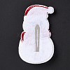 Christmas Snowman Cloth Snap Hair Clips PHAR-G003-12-3