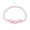 Glass Seed Stretch Bracelets BJEW-JB110103-04-1