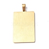 201 Stainless Steel Pendant STAS-B033-01G-21-2