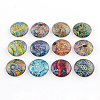 Half Round/Dome Pattern Glass Flatback Cabochons for DIY Projects X-GGLA-Q037-12mm-35-1