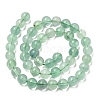 Natural Green Fluorite Beads Strands G-K340-A03-02-3