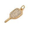 304 Stainless Steel Rhinestone Pendants RB-CBAC900-08G-A-2