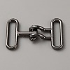 Alloy Snap Lock Clasps PALLOY-WH0107-01A-B-1