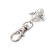 10Pcs Angel Glass Pearl Pendant Decorations HJEW-JM02672-03-4