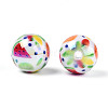 Printed Opaque Acrylic Beads MACR-T048-04B-2