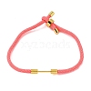 Braided Nylon Cord Bracelet Making MAK-A017-D03-24G-1