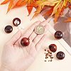 Rosewood Apple Box Jewelry Pendants WOOD-WH0027-64-3