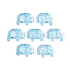 Transparent Spray Painted Glass Beads LS-GLAA-T022-01-D02-1