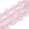 Natural Rose Quartz Beads Strands G-K303-A03-10mm-1