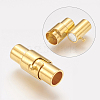 Brass Locking Tube Magnetic Clasps LS-MC078-G-2