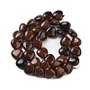 Natural Mahogany Obsidian Beads Strands G-B022-25C-4